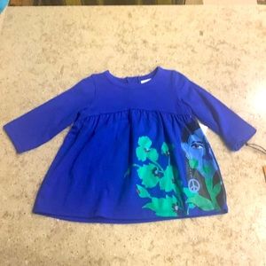 NWT NORDSTROM Cristina Martinez Graphic Dress Baby Size 3 months